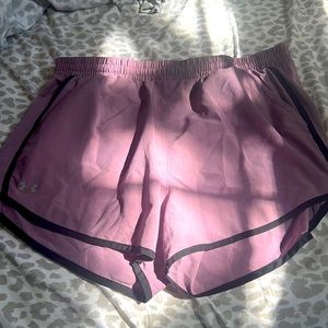Purple under armour shorts